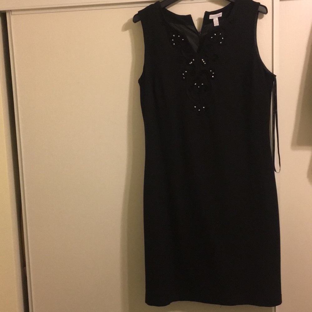 Black below the knee dress